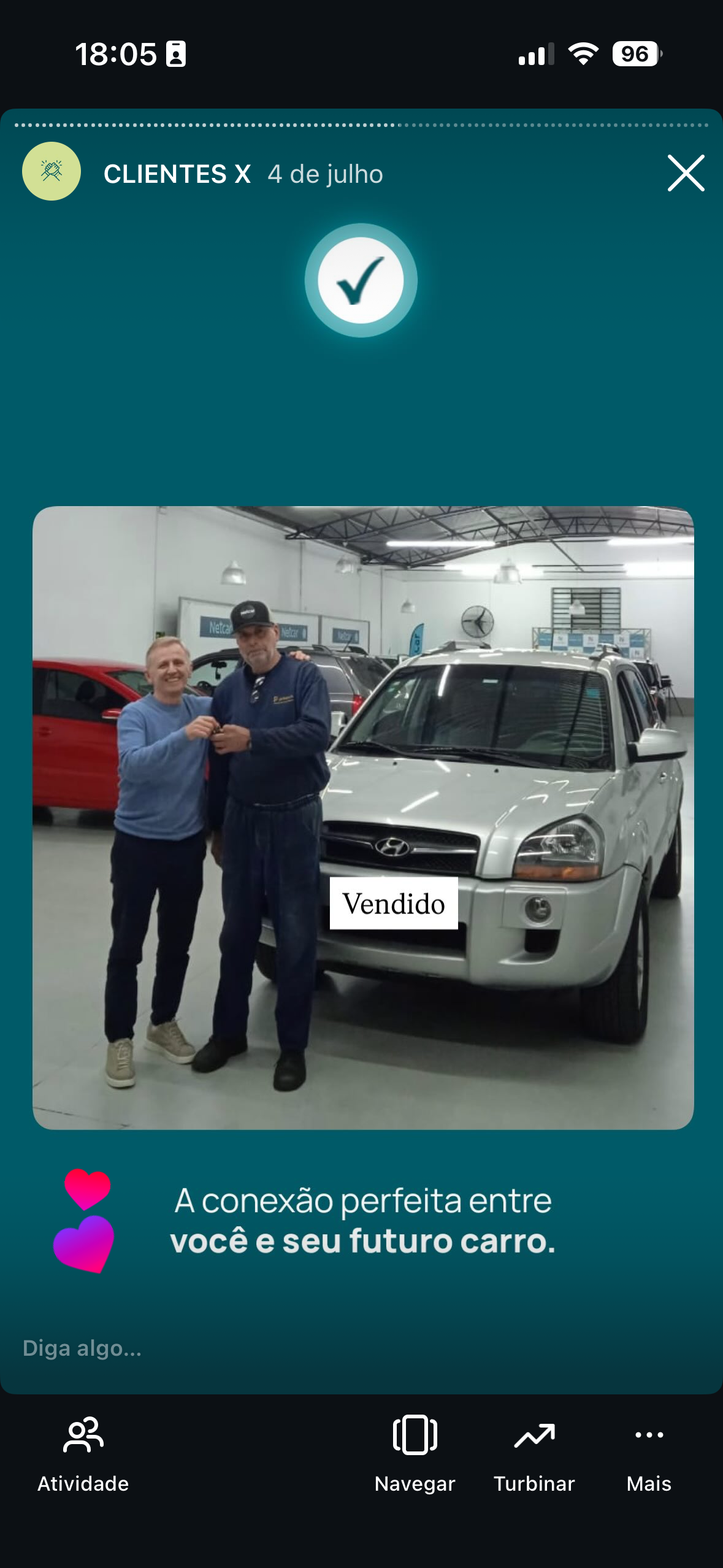 Entrega de carro na Netcar em Esteio — Registro de entrega em 21/08/2025
