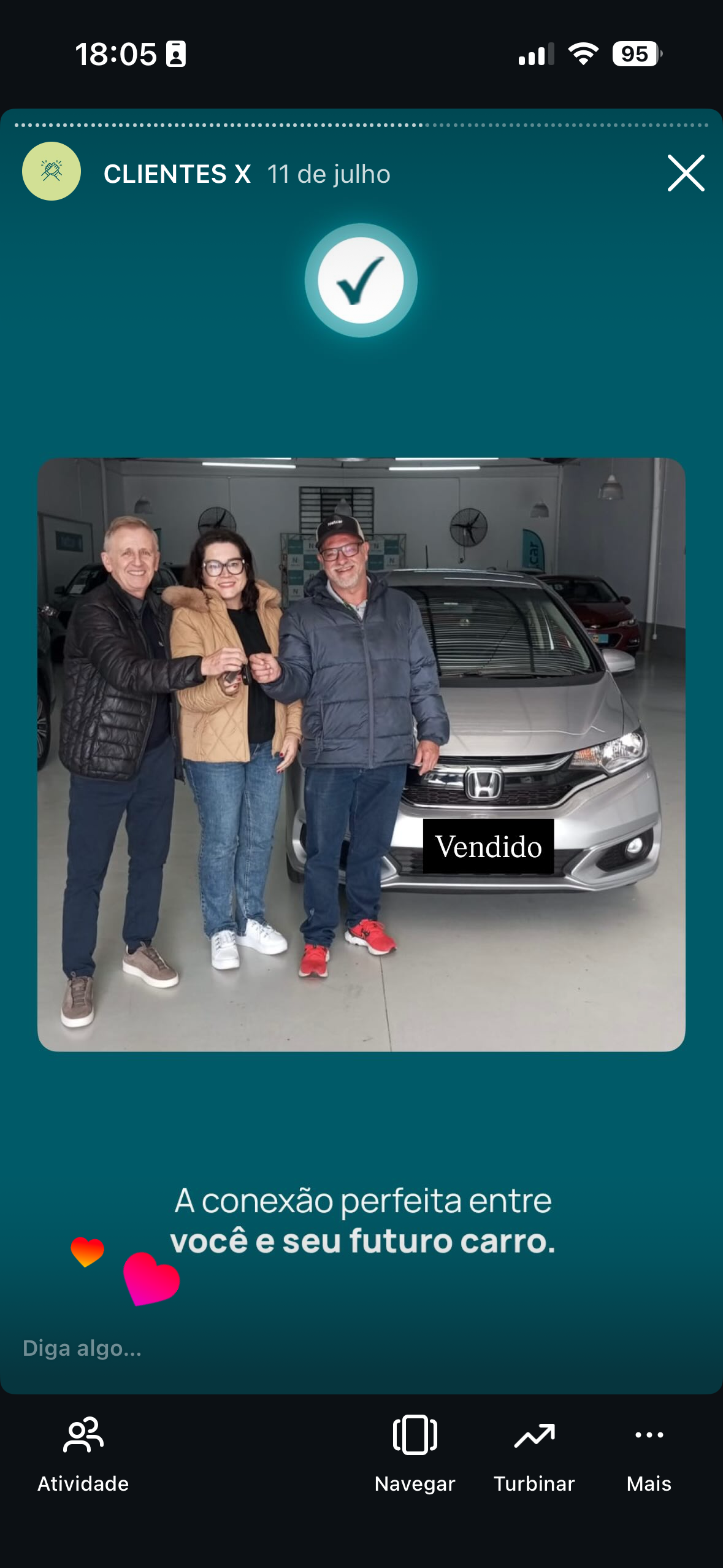 Entrega de carro na Netcar em Esteio — Registro de entrega em 21/08/2025