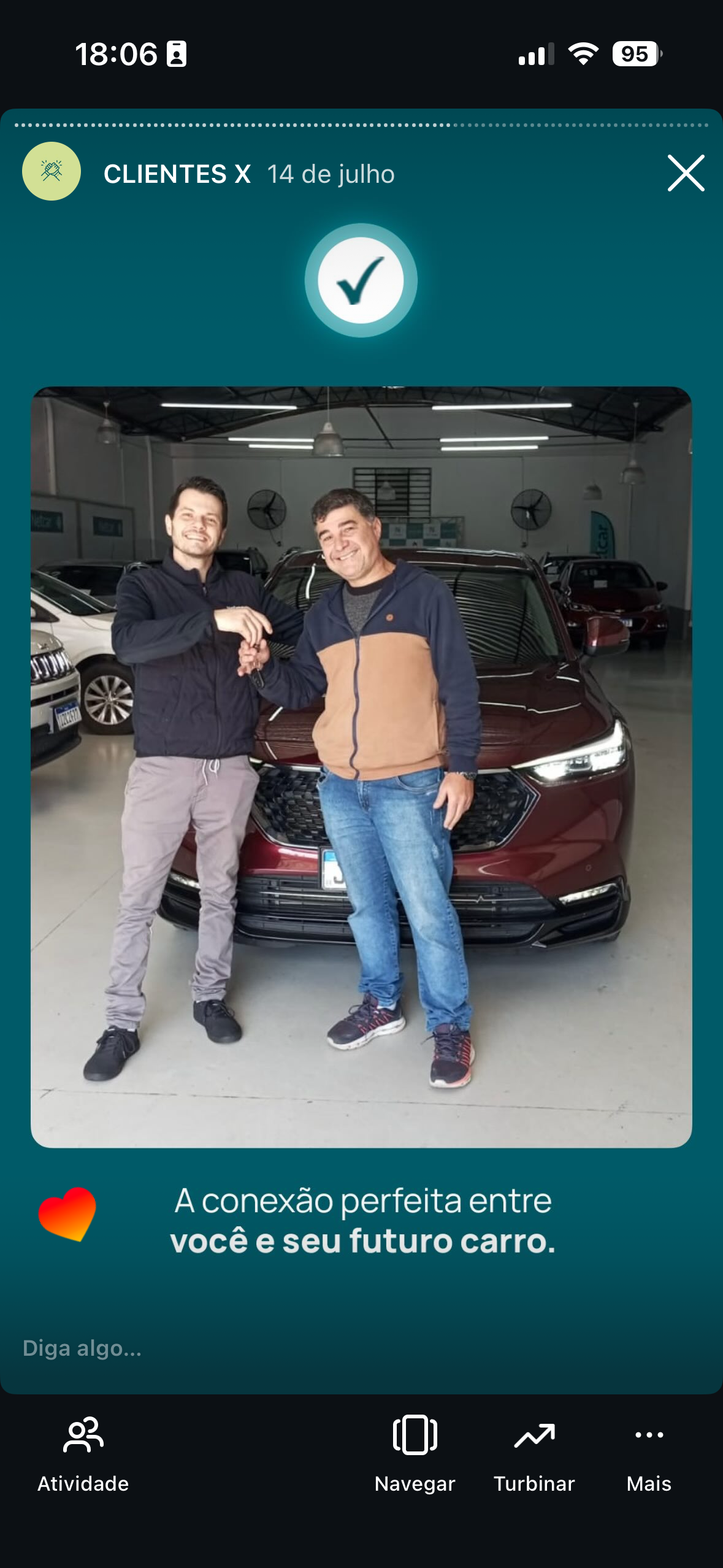 Entrega de carro na Netcar em Esteio — Registro de entrega em 21/08/2025