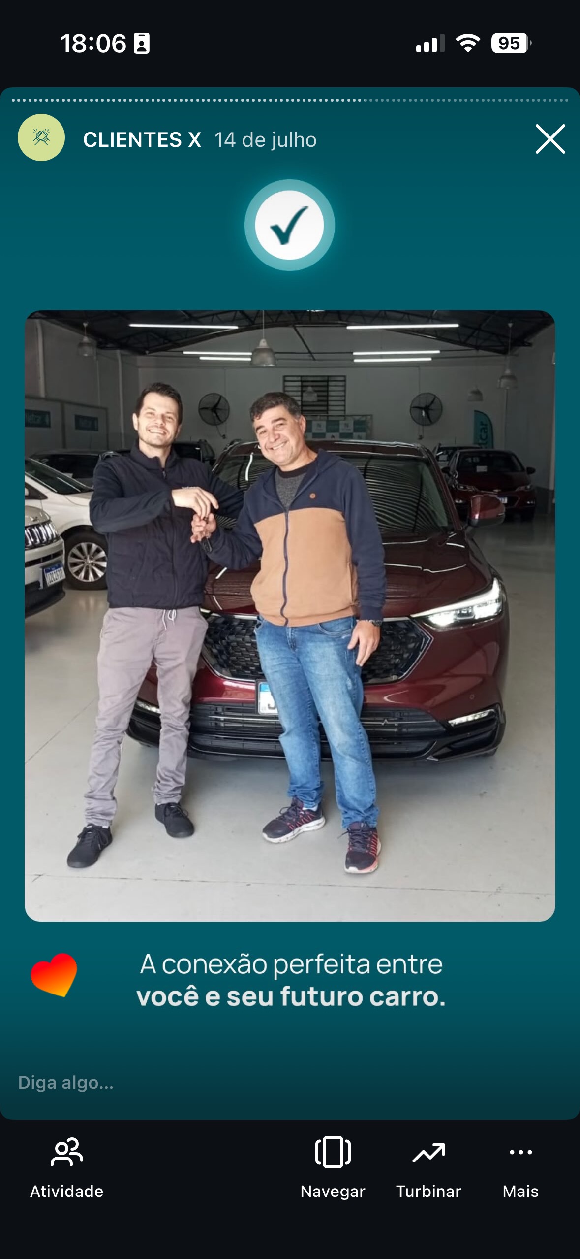 Entrega de carro na Netcar em Esteio — Registro de entrega em 22/08/2025