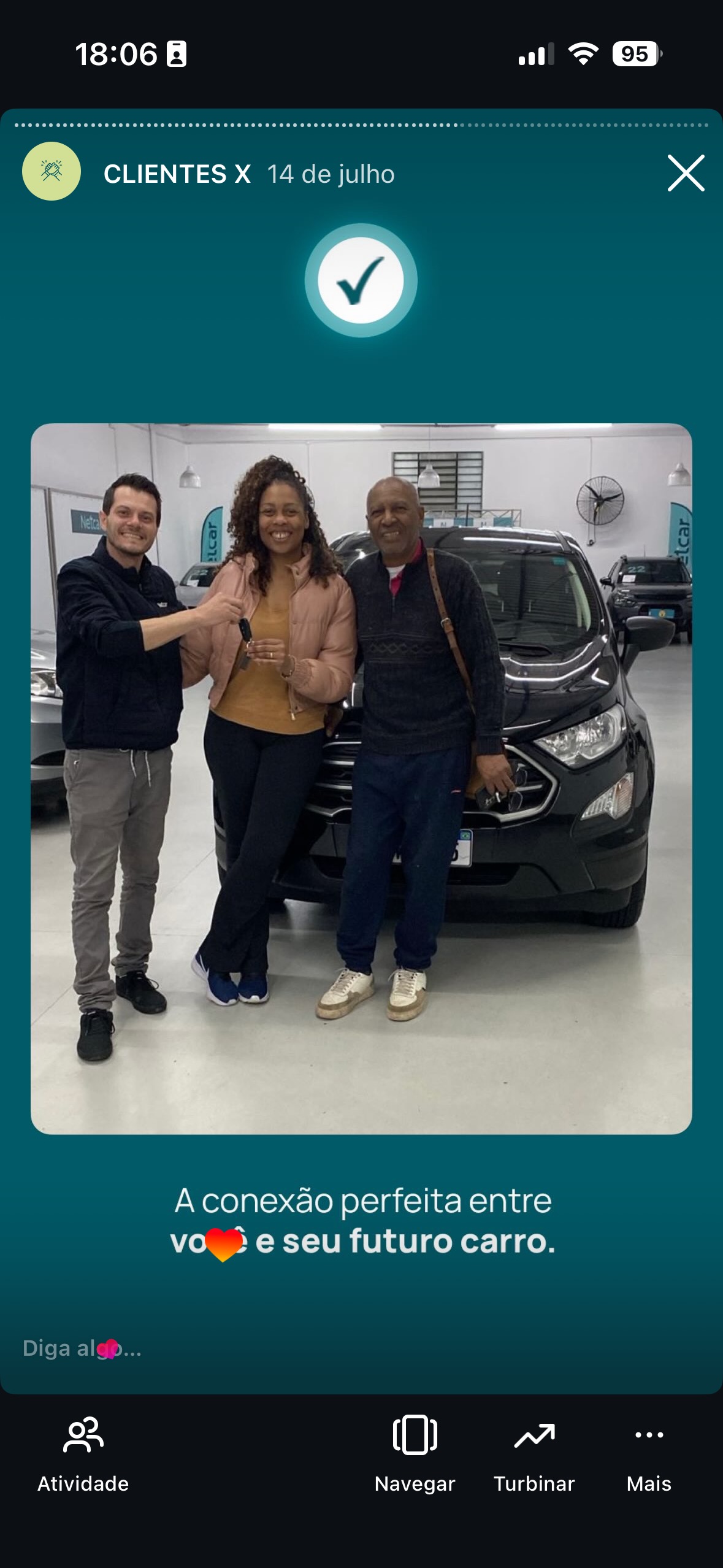 Entrega de carro na Netcar em Esteio — Registro de entrega em 22/08/2025