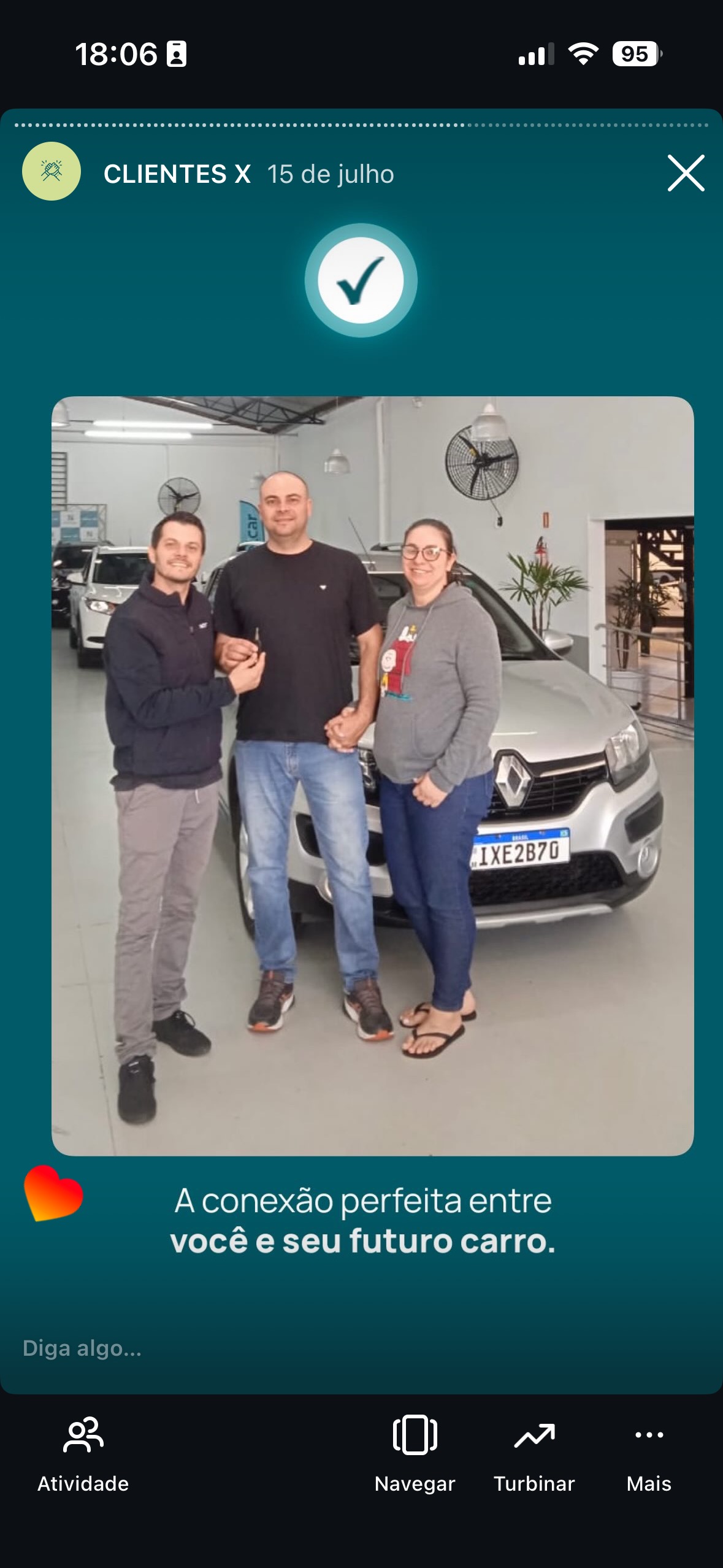 Entrega de carro na Netcar em Esteio — Registro de entrega em 22/08/2025