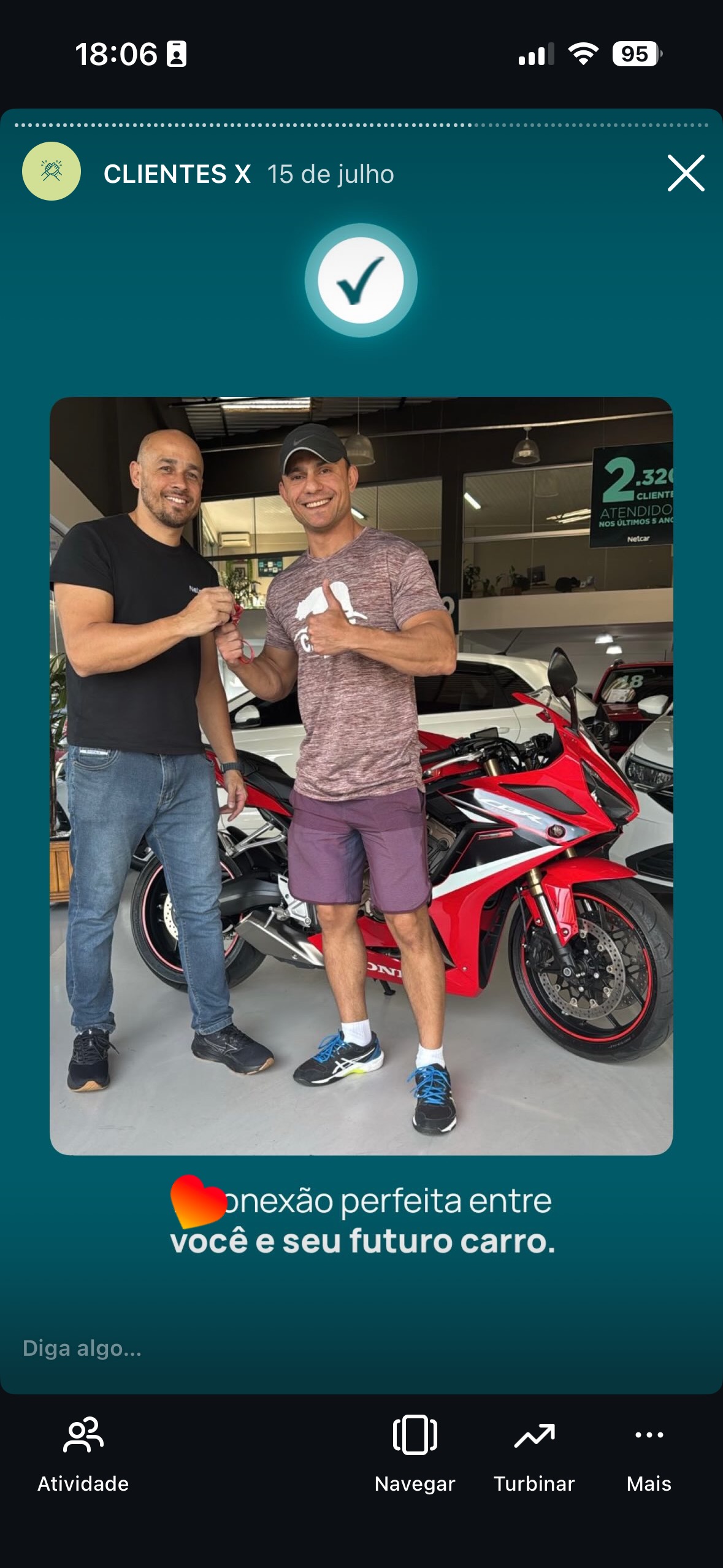 Entrega de carro na Netcar em Esteio — Registro de entrega em 22/08/2025