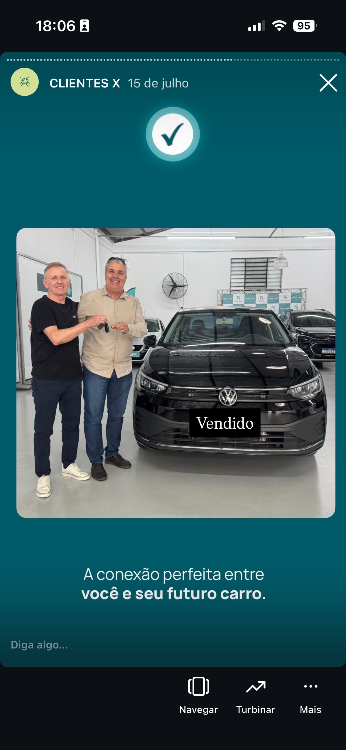 Entrega de carro na Netcar em Esteio — Registro de entrega em 22/08/2025