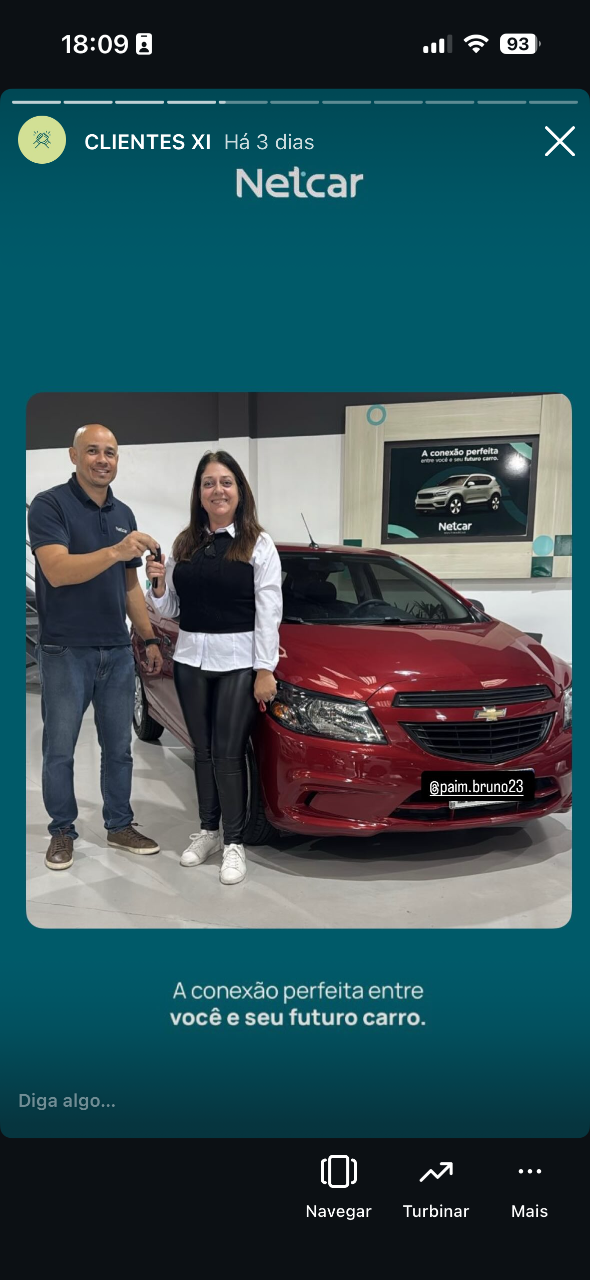 Entrega de carro na Netcar em Esteio — Registro de entrega em 21/08/2025