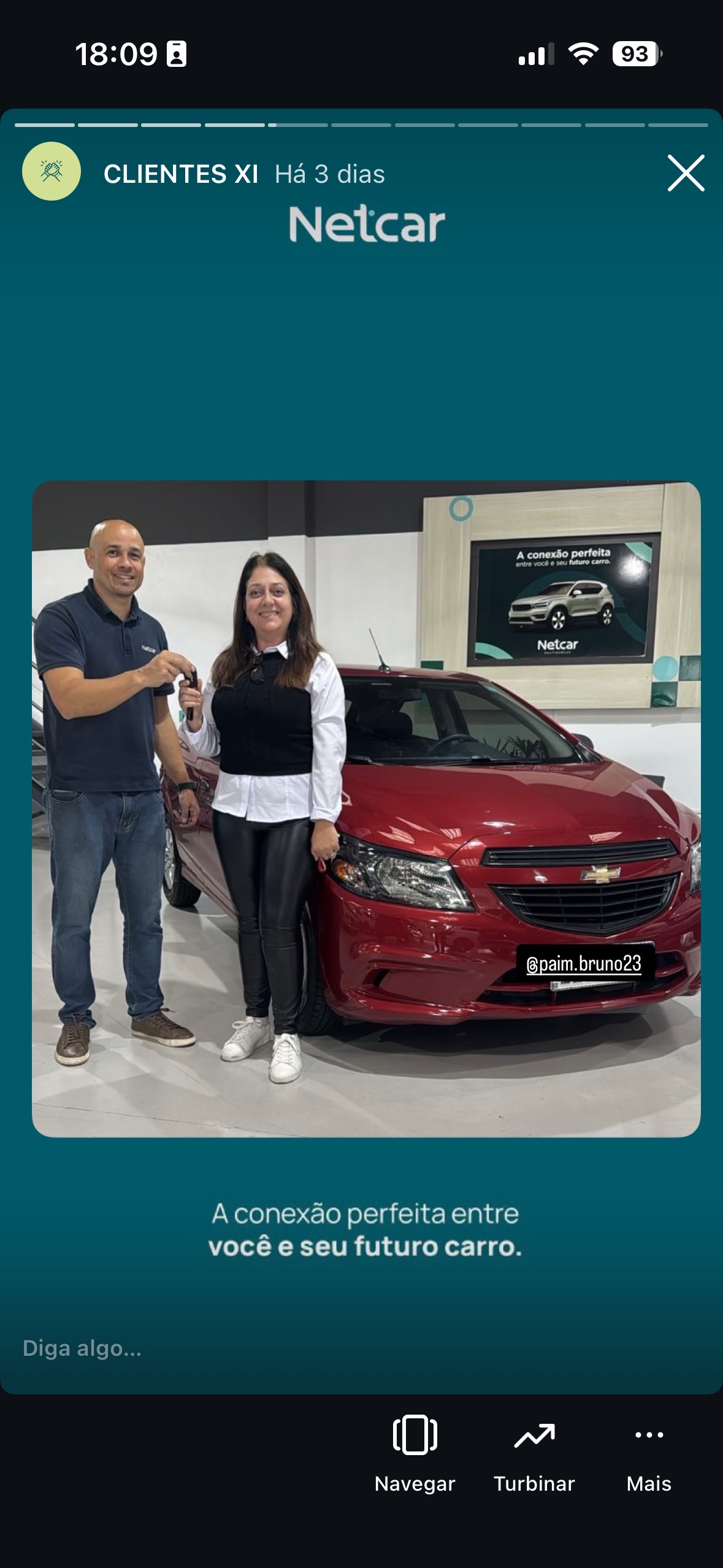 Entrega de carro na Netcar em Esteio — Registro de entrega em 22/08/2025