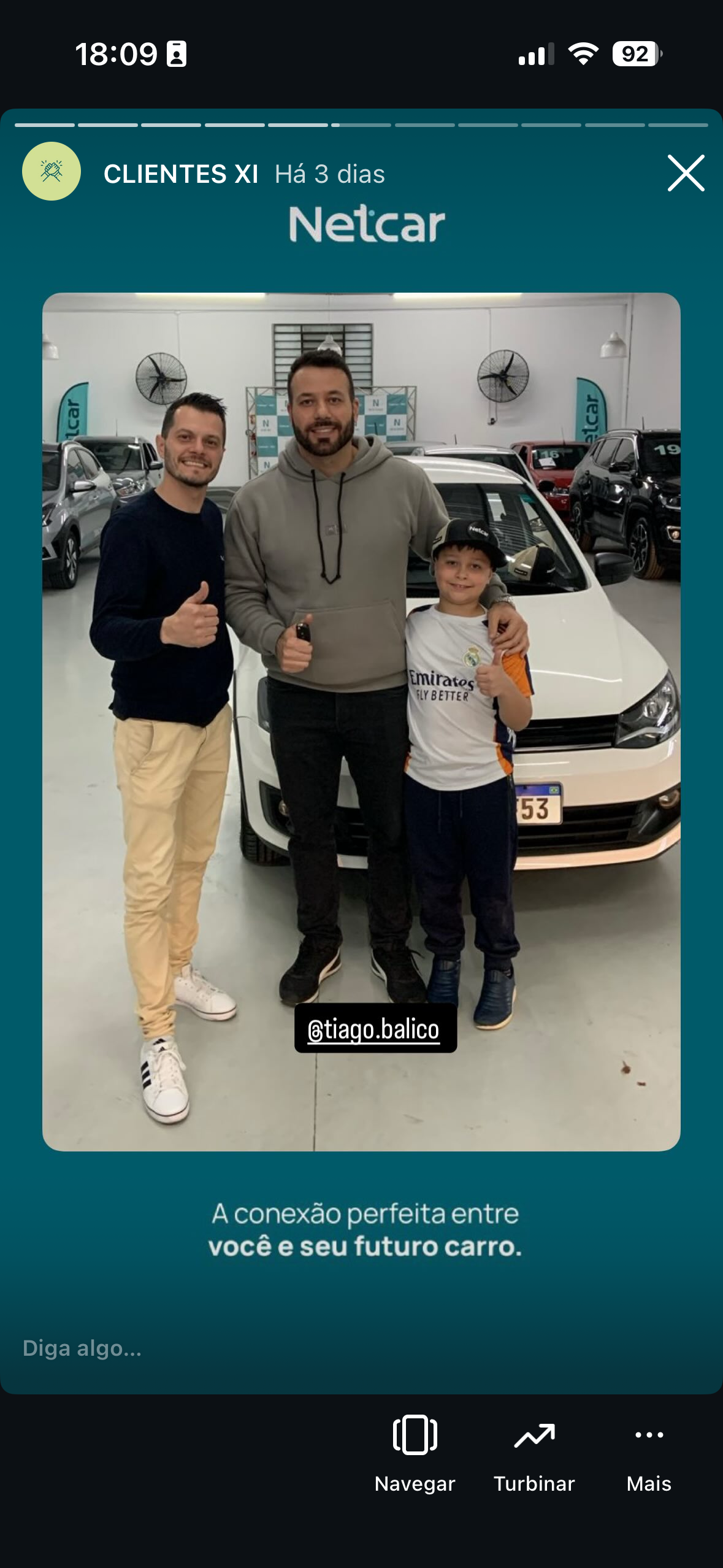 Entrega de carro na Netcar em Esteio — Registro de entrega em 21/08/2025